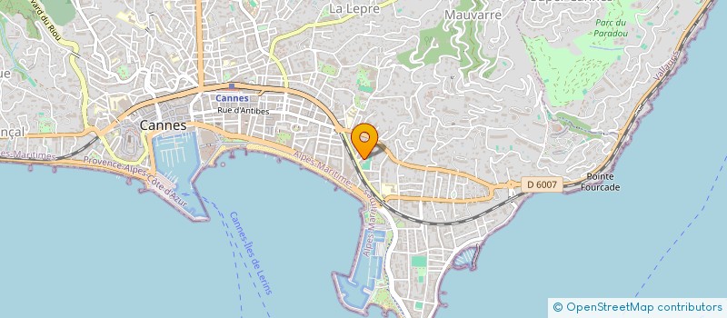 localisation de l'entreprise MONSIEUR YANICE VIAL à CANNES