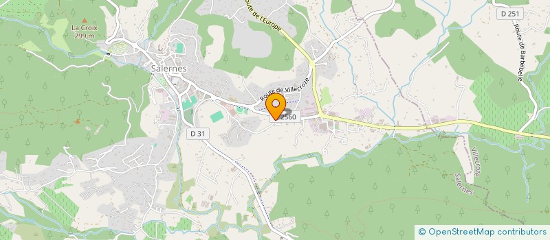 localisation de l'entreprise MONSIEUR YANICK BESIN  SALERNES