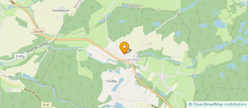 localisation de l'entreprise MONSIEUR YANICK BRET  LIEUDIEU