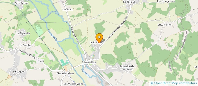 localisation de l'entreprise MONSIEUR YANICK DELCAMP à CHAZELLES