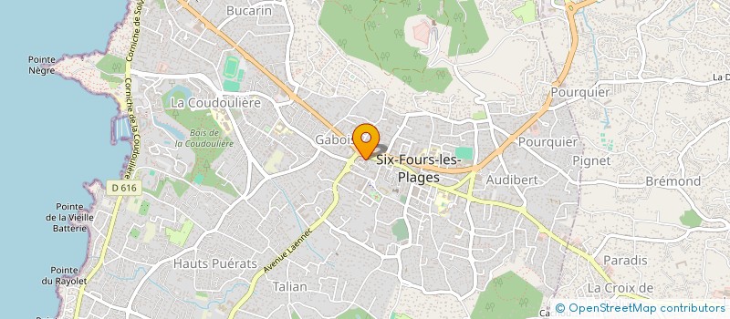 localisation de l'entreprise MONSIEUR YANICK DU BOIS à SIX-FOURS-LES-PLAGES