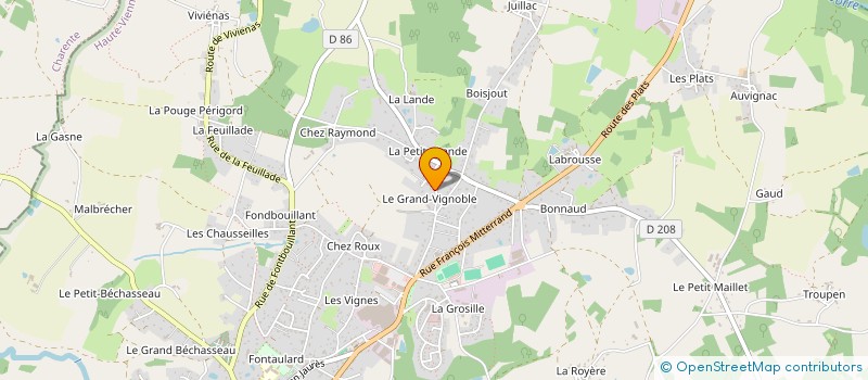 localisation de l'entreprise MONSIEUR YANICK GEAY  ROCHECHOUART