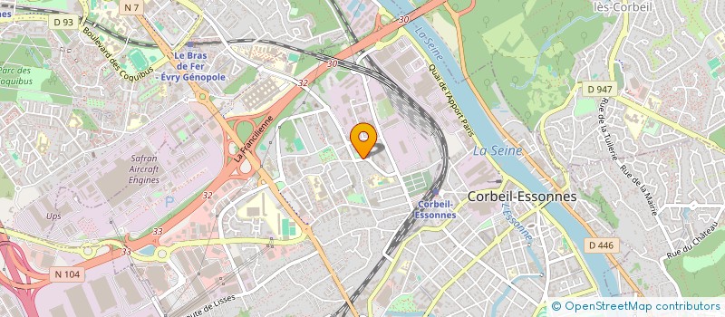 localisation de l'entreprise MONSIEUR YANICK MUEBA MBONGO  CORBEIL-ESSONNES