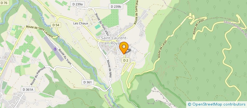 localisation de l'entreprise MONSIEUR YANICK MUSSEL à SAINT-LAURENT-EN-ROYANS