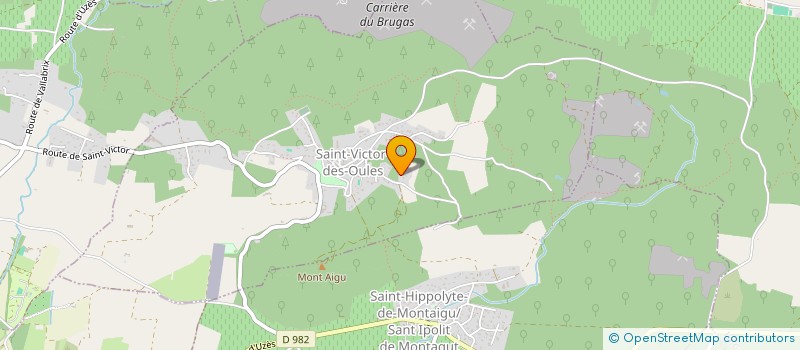 localisation de l'entreprise MONSIEUR YANICK PESIN  SAINT-VICTOR-DES-OULES