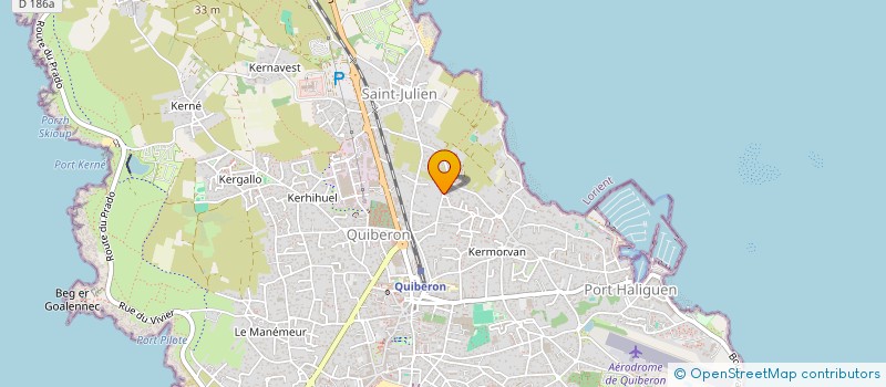 localisation de l'entreprise MONSIEUR YANICK REDOLFI  QUIBERON