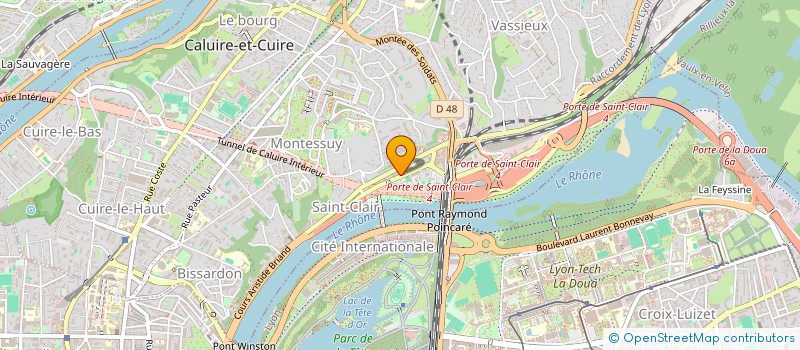 localisation de l'entreprise MONSIEUR YANICK SERGENT  CALUIRE-ET-CUIRE