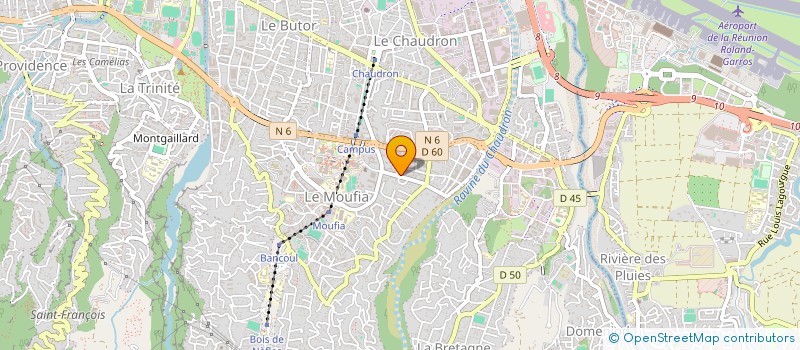 localisation de l'entreprise MONSIEUR YANIK BADROUDINE à SAINT-DENIS