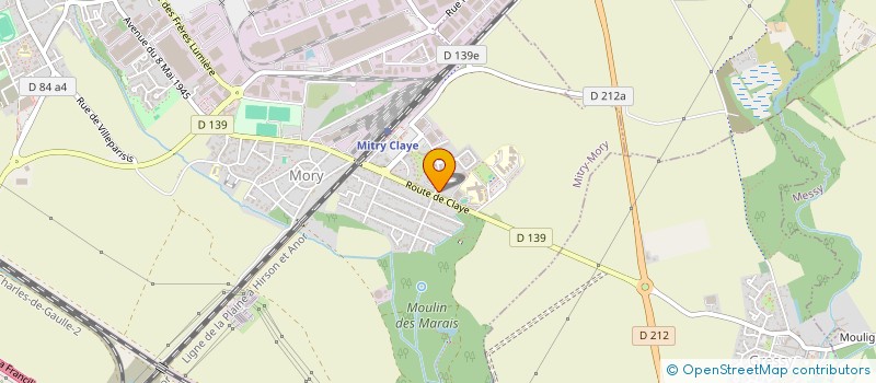 localisation de l'entreprise MONSIEUR YANIS ABADA  MITRY-MORY