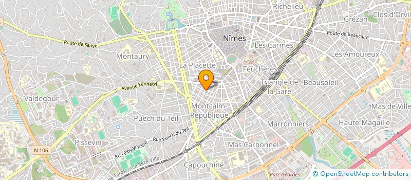 localisation de l'entreprise MONSIEUR YANIS ABDELLAOUI à NIMES