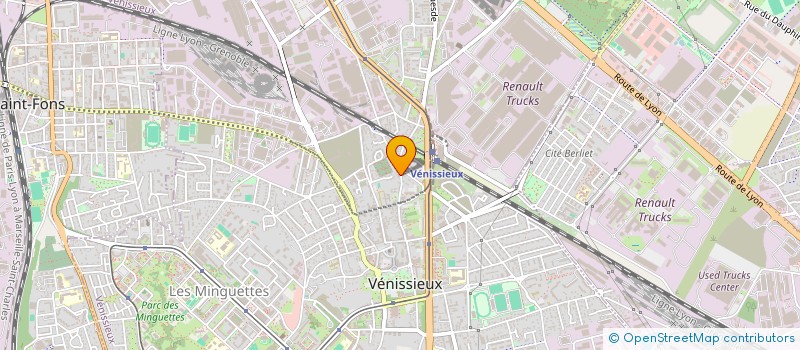 localisation de l'entreprise MONSIEUR YANIS ABDELMOUMEN  VENISSIEUX