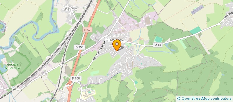 localisation de l'entreprise MONSIEUR YANIS ABED  DEVECEY