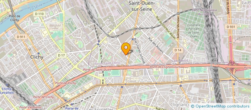 localisation de l'entreprise MONSIEUR YANIS ACHOUR à SAINT-OUEN-SUR-SEINE