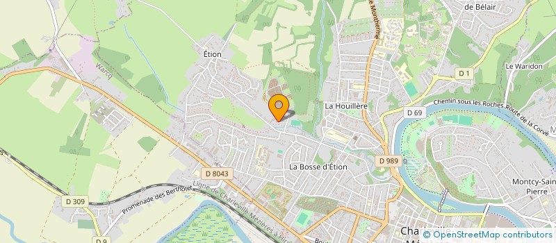 localisation de l'entreprise MONSIEUR YANIS ACHOURI  CHARLEVILLE-MEZIERES