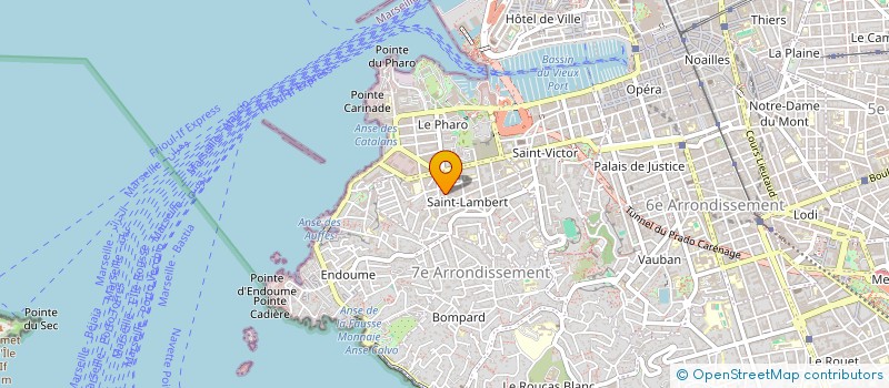 localisation de l'entreprise MONSIEUR YANIS ADJEMI  MARSEILLE