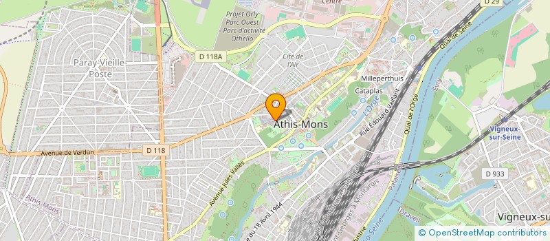 localisation de l'entreprise MONSIEUR YANIS ADNANI à ATHIS-MONS
