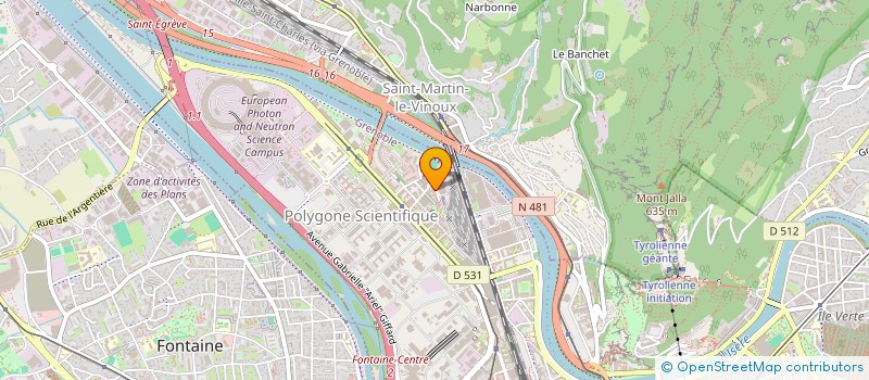 localisation de l'entreprise MONSIEUR YANIS AFENDOU à GRENOBLE