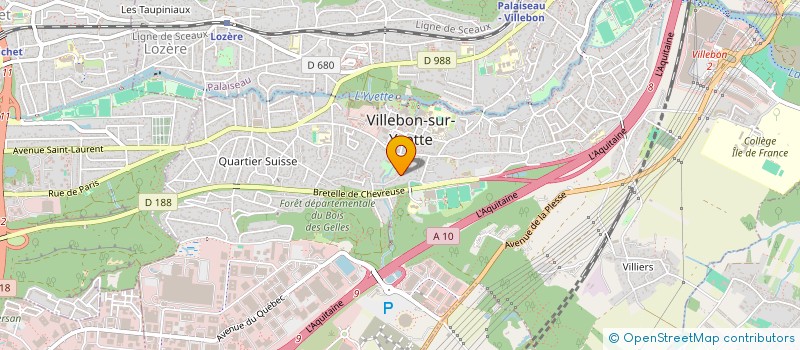 localisation de l'entreprise MONSIEUR YANIS AIT AMMAR à VILLEBON-SUR-YVETTE