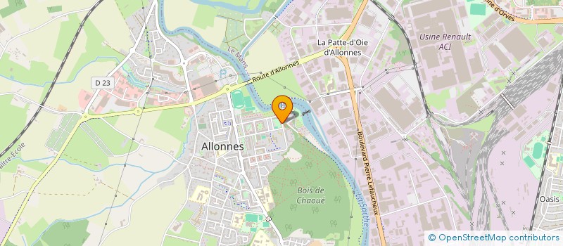 localisation de l'entreprise MONSIEUR YANIS AIT KHEDDACHE  ALLONNES