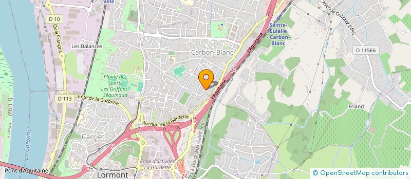 localisation de l'entreprise MONSIEUR YANIS AIT MBARK  CARBON-BLANC