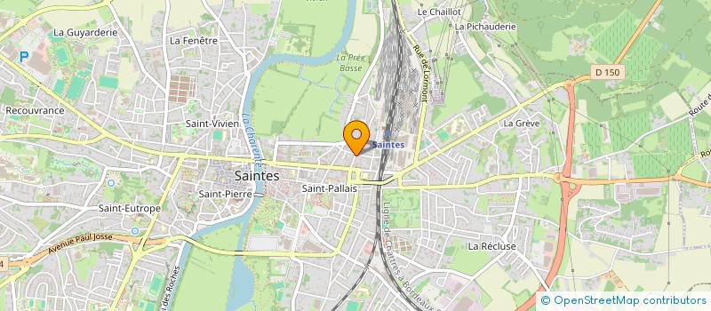 localisation de l'entreprise MONSIEUR YANIS ALART  SAINTES