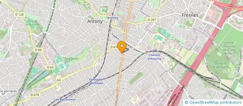 localisation de l'entreprise MONSIEUR YANIS-ALEXIS HIRIDJEE à ANTONY