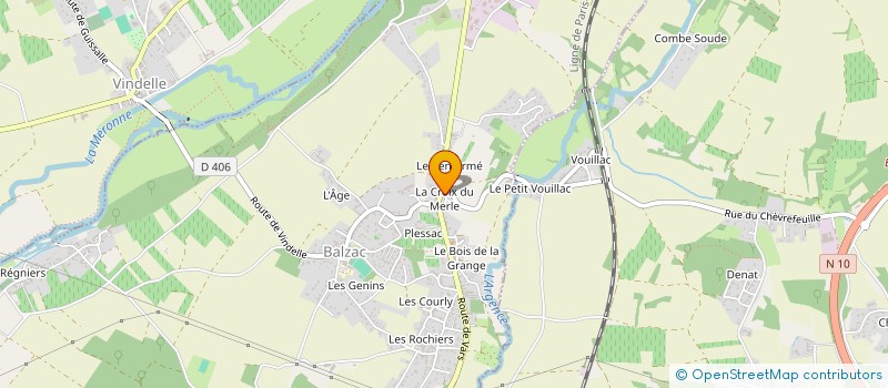 localisation de l'entreprise MONSIEUR YANIS ALIANE  BALZAC