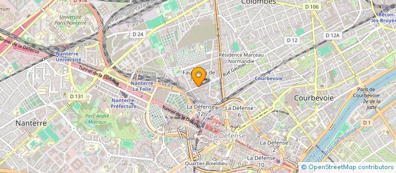 localisation de l'entreprise MONSIEUR YANIS ALLAF à COURBEVOIE