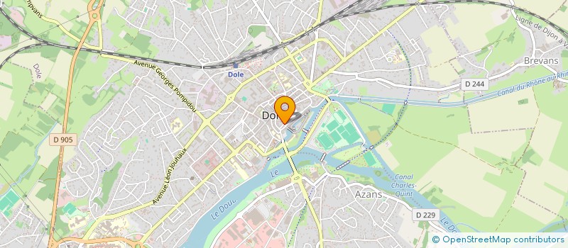 localisation de l'entreprise MONSIEUR YANIS ALLAIS à DOLE