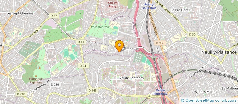 localisation de l'entreprise MONSIEUR YANIS ALLAN CASTAINGS à MONTREUIL