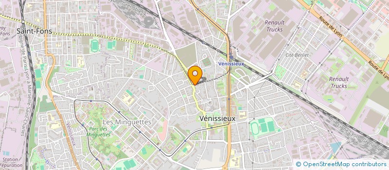 localisation de l'entreprise MONSIEUR YANIS AMBIEHL  VENISSIEUX