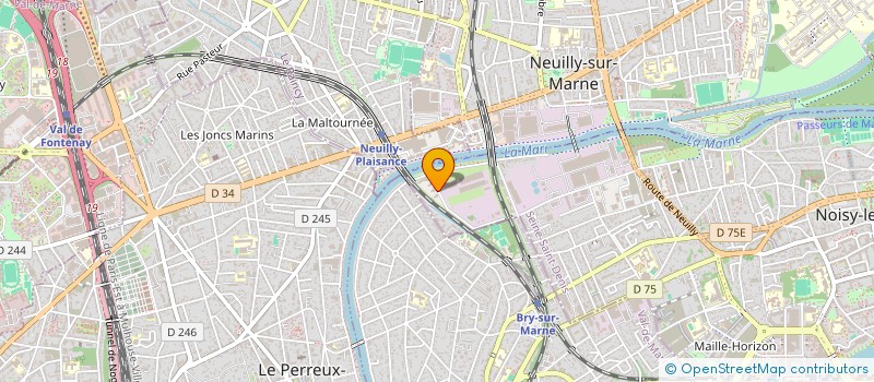 localisation de l'entreprise MONSIEUR YANIS AMOKRANE  NOISY-LE-GRAND