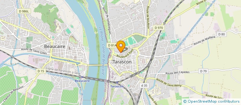 localisation de l'entreprise MONSIEUR YANIS AMRAOUI  TARASCON