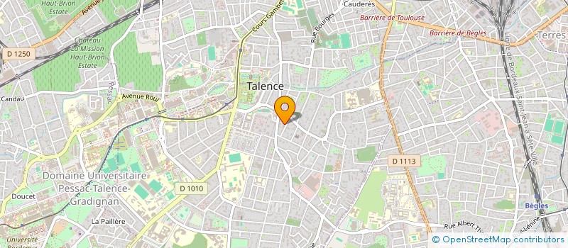 localisation de l'entreprise MONSIEUR YANIS ANTOINE  TALENCE