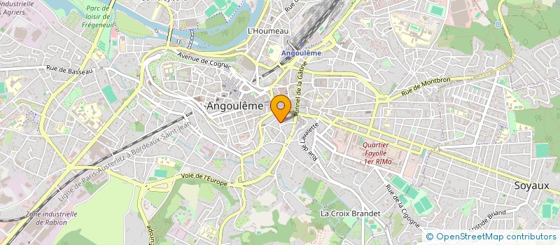 localisation de l'entreprise MONSIEUR YANIS AOUCHENT à ANGOULEME