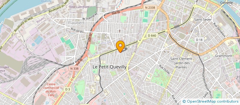 localisation de l'entreprise MONSIEUR YANIS AOUDIA à LE PETIT-QUEVILLY