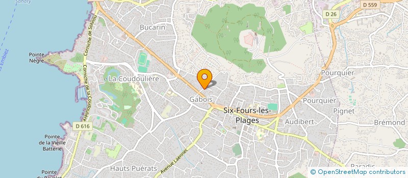 localisation de l'entreprise MONSIEUR YANIS AVATEOGLOU à SIX-FOURS-LES-PLAGES