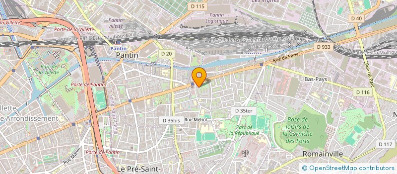localisation de l'entreprise MONSIEUR YANIS AYADI à PANTIN