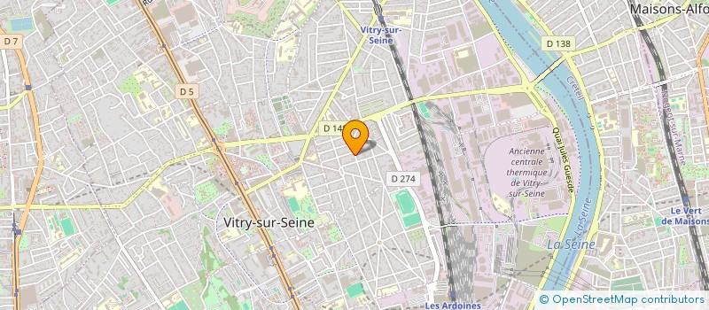 localisation de l'entreprise MONSIEUR YANIS AZEROU  VITRY-SUR-SEINE