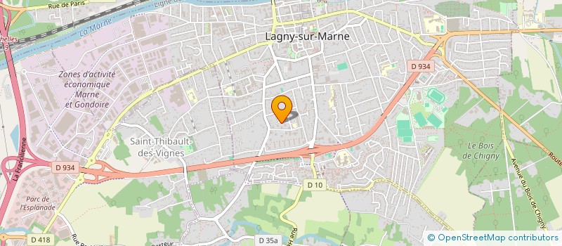 localisation de l'entreprise MONSIEUR YANIS AZILINON  LAGNY-SUR-MARNE