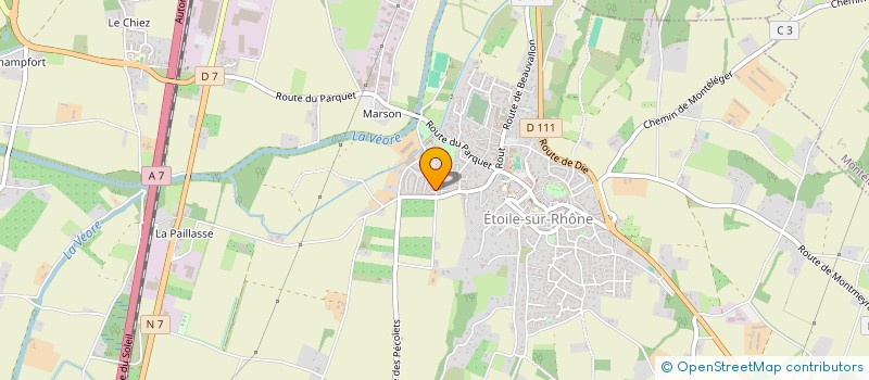 localisation de l'entreprise MONSIEUR YANIS BABAHANI  ETOILE-SUR-RHONE