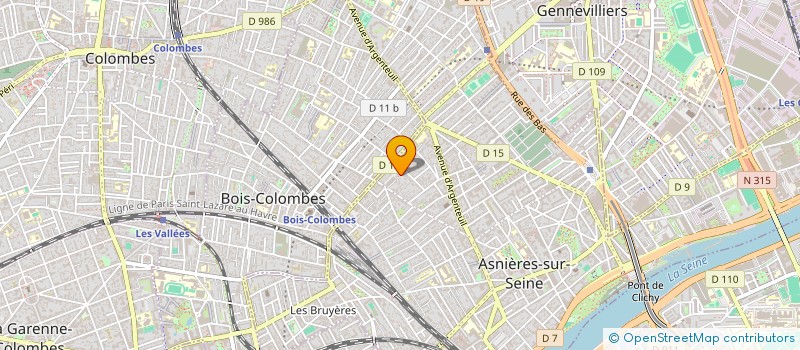 localisation de l'entreprise MONSIEUR YANIS BAHAJ  ASNIERES-SUR-SEINE