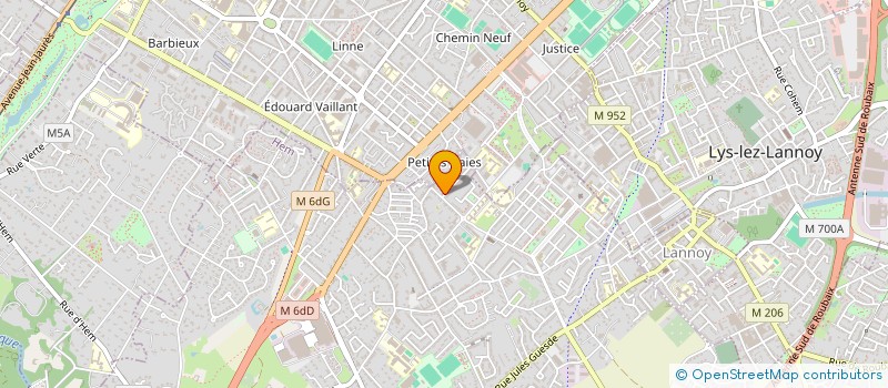 localisation de l'entreprise MONSIEUR YANIS BARBOSA  HEM