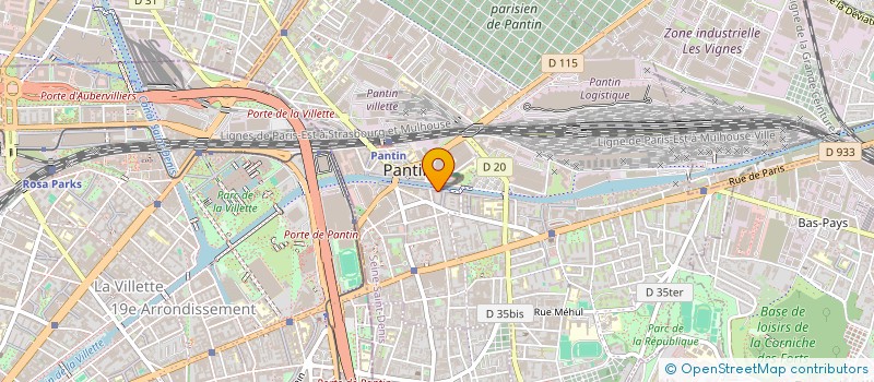 localisation de l'entreprise MONSIEUR YANIS BAYRAM à PANTIN