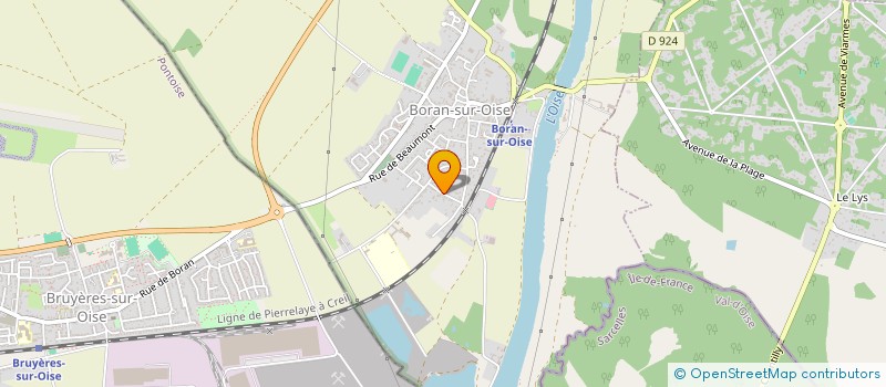 localisation de l'entreprise MONSIEUR YANIS BECU  BORAN-SUR-OISE