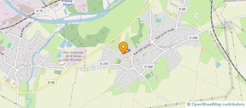 localisation de l'entreprise MONSIEUR YANIS BEGHENOU  MAING