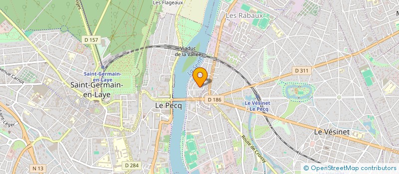 localisation de l'entreprise MONSIEUR YANIS BEGUE  LE PECQ