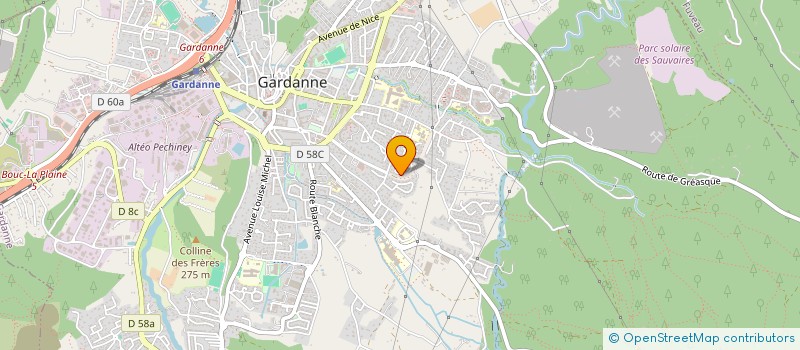 localisation de l'entreprise MONSIEUR YANIS BELABBES à GARDANNE