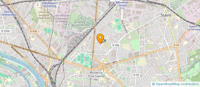 localisation de l'entreprise MONSIEUR YANIS BELAIDENE à PIERREFITTE-SUR-SEINE