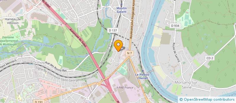 localisation de l'entreprise MONSIEUR YANIS BELAIDI  ORMOY